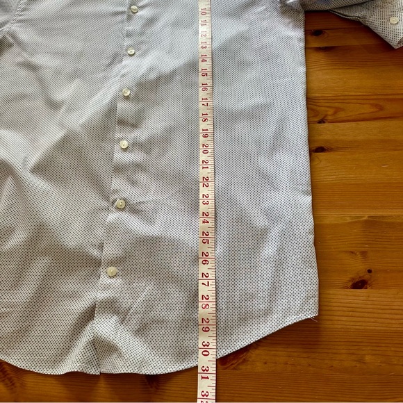 Men's Techni-Cole Slim-Fit Three-Way Stretch Performance Geometric Dress Shirt - Picture 12 of 16